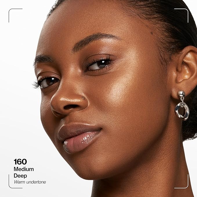 Revlon PhotoReady Lift & Fill Skin Tint, Dewy Foundation with Sheer Buildable Coverage, Lightweight & Hydrating, 160, 1 fl oz