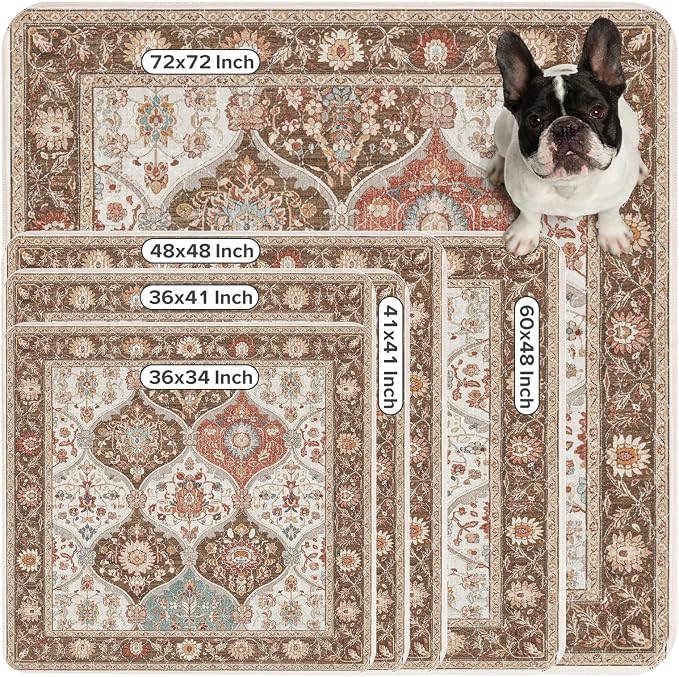 2PACK Washable Pee Pads for Dogs, Reusable Dog Pads Upgrade Non-Slip Dog Pee Pads Heavy Absorbency Puppy Pee Pads Quick Dry Whelping Pads/Waterproof Puppy Training Pad