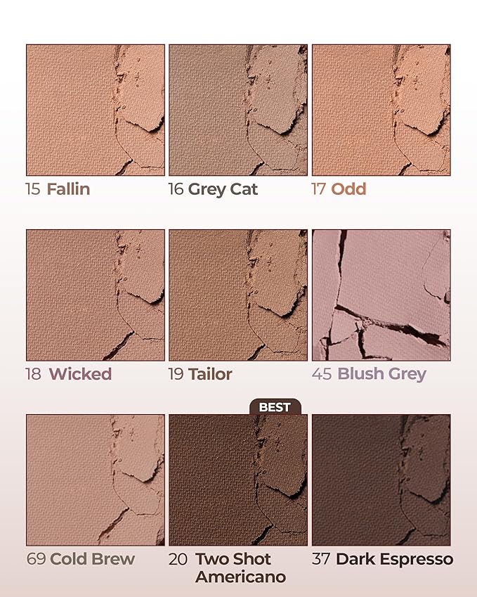 HOLIKA HOLIKA My Fave Piece Eye Shadow 19 Tailor - Korean Eye Makeup with Buttery Texture, Matte to Shimmer Formula, Smooth Blendable Pigmented Colors, Luxurious Finish for All-Day Wear
