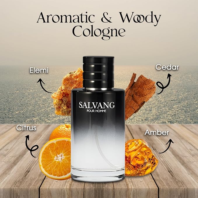 AFLUXE Men's Cologne Gift Set - Variety Pack of 4 Long Lasting Fragrances with 10ml Pheromone Cologne for Men Kit EDP/EDT (PHM-BillonLk/CoolOM/Savannh/Salvang)