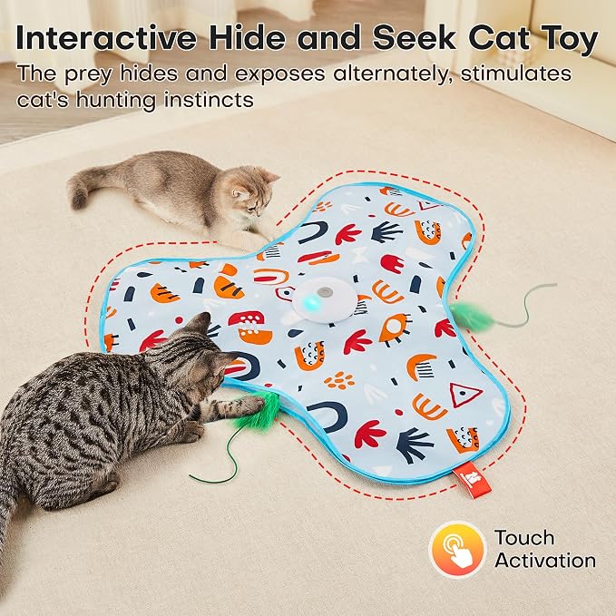 Potaroma Hide and Seek Interactive Cat Toys