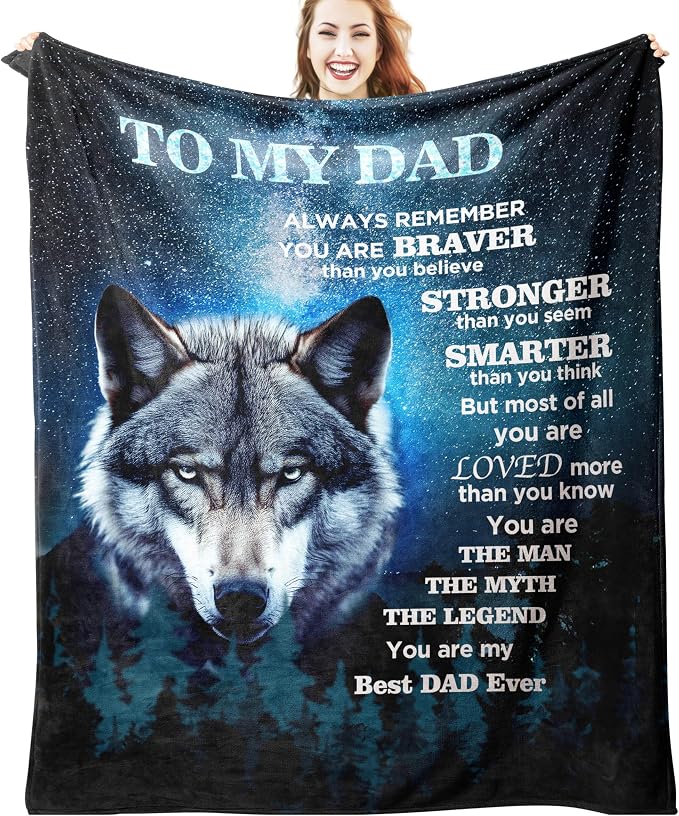 Best Dads Birthday Gift for Dad from Daughter Ideas,Presents for Dad Gifts for Papa,Cool Father Gifts for Dads Birthday from Son Ideas 60"x80"