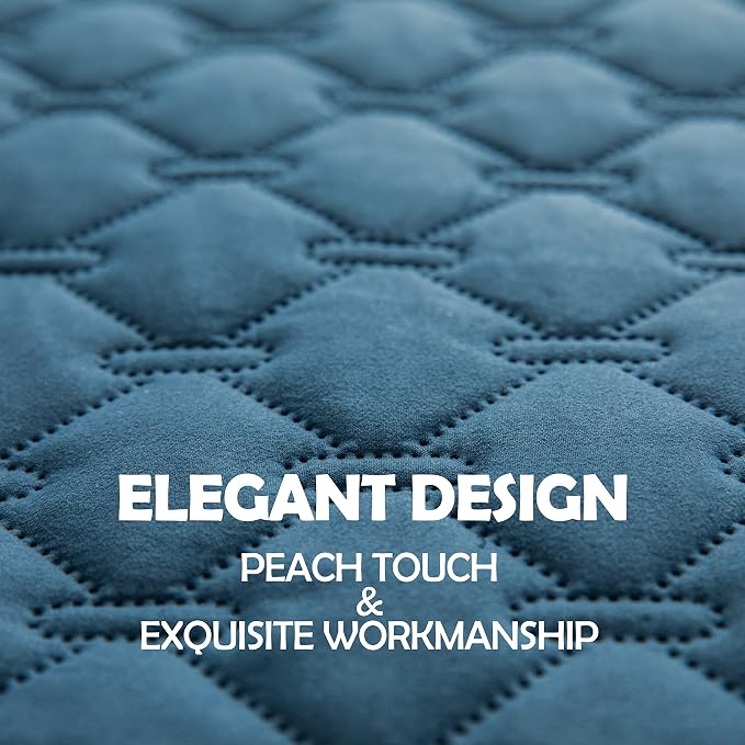gogobunny 3X Stronger Waterproof Pet Blanket, Scratch Proof Furniture Protector for Dogs Cats, Reversible Cover 32x53 Inch, Dark Blue