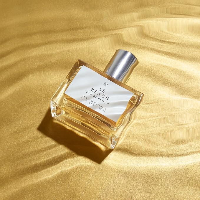 Le Monde Gourmand Le Beach Eau de Parfum Spray Perfume for Women, Coconut Water, Jasmine & Vanilla Bean Beach Scent, Vegan & Cruelty Free, 1 fl oz (30 ml)