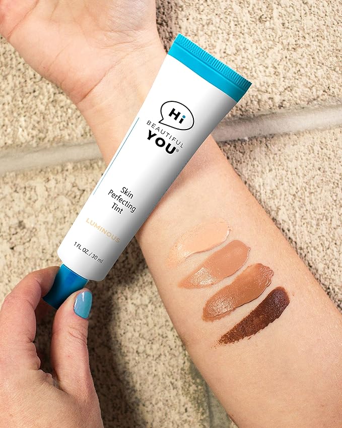 RICH - BE YOU SKIN Perfecting Tint with Hydrating Benefits - The Original Skin Perfector from the Creator of per-fekt - Lightweight, Natural Finish veryday Use. Enhance Skin Tone.