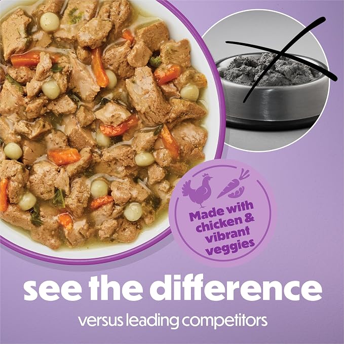 Purina Beneful Kitchen Creations With Chicken and Vibrant Veggies in Sauce Wet Dog Food - (Pack of 12) 3 oz. Cans