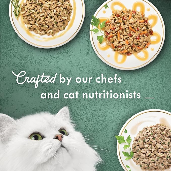 Purina Fancy Feast Wet Cat Food Variety Pack, Medleys White Meat Chicken in Sauce Collection - (Pack of 12) 3 oz. Cans | Variety Pack of tasty White Meat Chicken Florentine, Tuscany and Primavera recipes, 100 percent complete and balanced