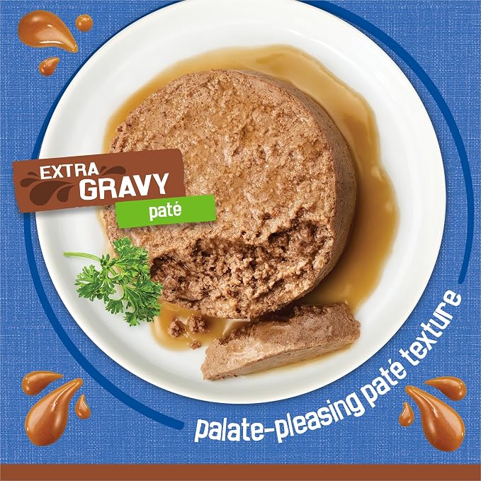 Purina Friskies Wet Cat Food Pate, Extra Gravy With Tuna - (Pack of 24) 5.5 oz. Cans