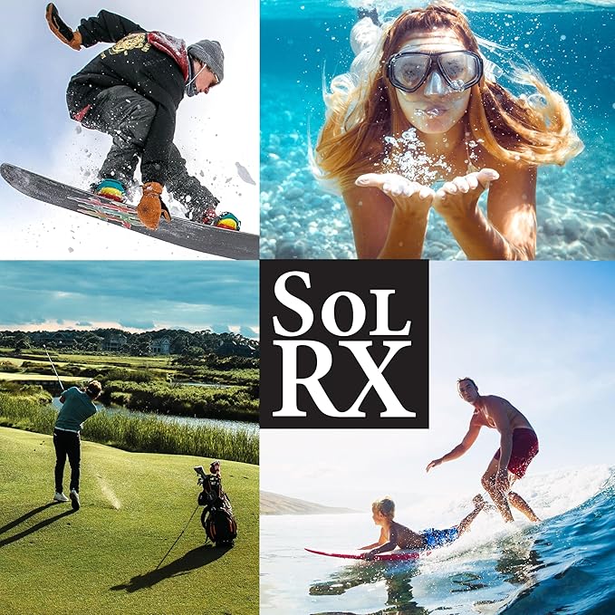 SolRX SPORT SPRAY SPF 50 Sunscreen Spray SPF50, Reef Friendly, Broad Spectrum Sunscreen for Face and Body, Oxybenzone Free