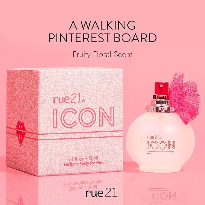 Rue 21 Icon Eau De Parfum Women's Perfume Spray - 1.7 fl oz (50 ml)