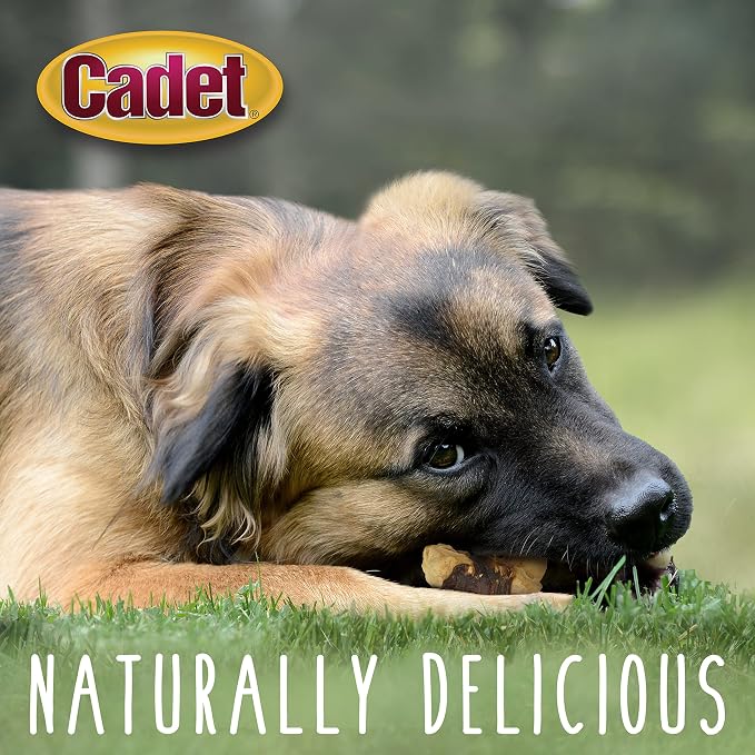 Cadet Gourmet Chicken & Apple Wrapped Biscuits Dog Treats, 28 oz | Made with real chicken & apple, dog treats wraps, crunchy healthy dog treats, great for training, for small & large breeds