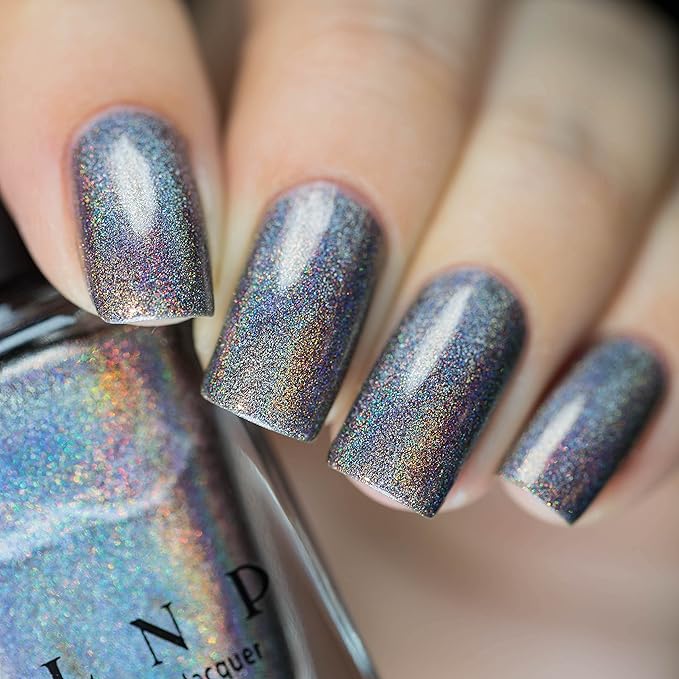 ILNP Sticks And Stones - Gauntlet Grey Ultra Holographic Nail Polish
