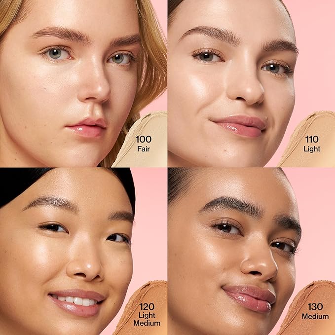 Revlon Glimmer Tinted Moisturizer Stick for Face, Lightweight Foundation, Hydrating Skincare-Infused Makeup, 110, 0.31 oz
