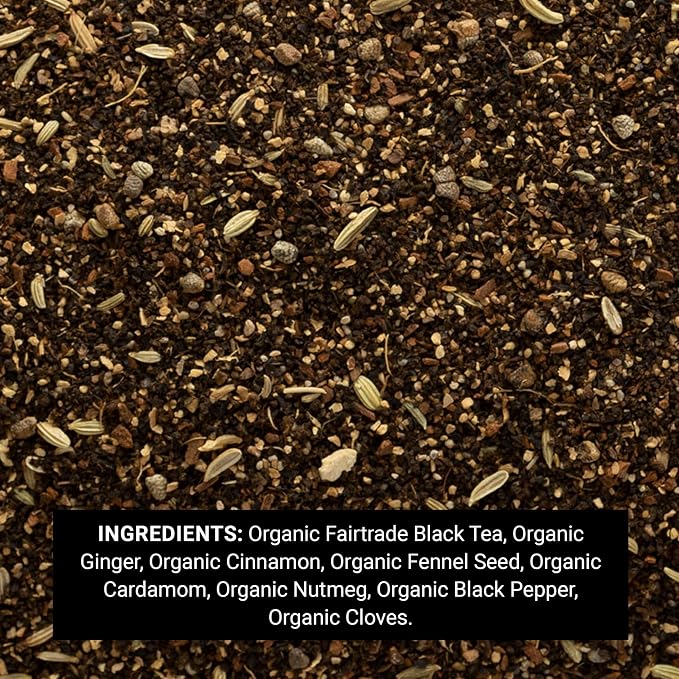 Frontier Co-op Chai Tea, Certified Organic, Fair Trade, Kosher, Non Irradiated, 16 Oz