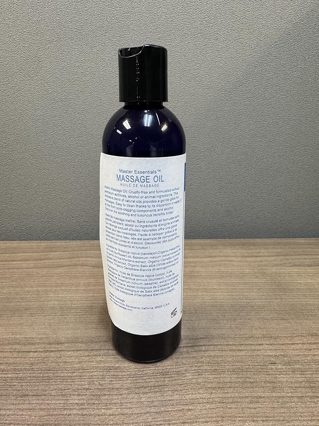 Master Massage Superior Grade Massage Oil, Unscented (8 Fluid Ounces)