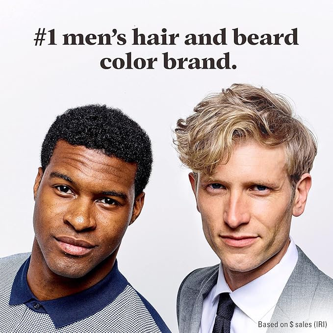 Just For Men Shampoo-In Color (Formerly Original Formula), Mens Hair Color with Keratin and Vitamin E for Stronger Hair - Light-Medium Brown, H-30, Pack of 1