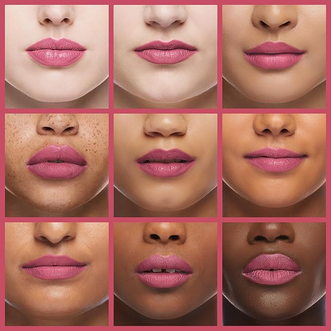 Matte Nude Lipstick Velvet Lip Gloss Non-Fading Non-Sticky Cup Nude Lipstick Matte Lip Stain Long Lasting Waterproof Lipstick for Women Girls Daily Lip Makeup-605 Famous Red