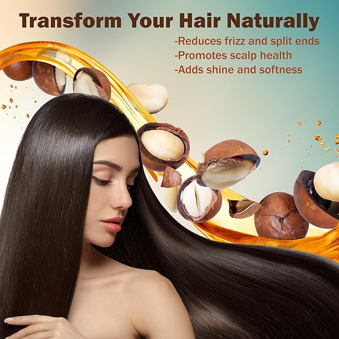 Plant Guru Macadamia Nut Oil 4 fl. oz. Cold Pressed 100% Pure Natural Carrier – Skin, Face, Body, and Hair Moisturizer. Ideal for DIY Creams, Lotions, and Lip Balms