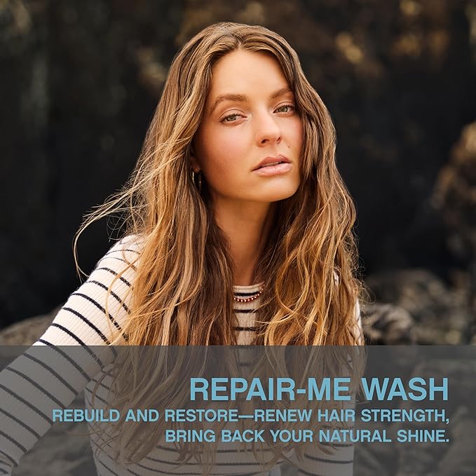 KEVIN.MURPHY REPAIR-ME.WASH - Moisturising Hair Repair Shampoo - Hydrating Frizz Control Shampoo - Sulphate & Paraben Free Hair Care - 250 ml / 8.4 fl oz (Pack of 2)