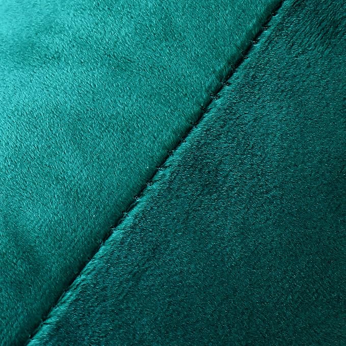NiNi ALL Teal Velvet Throw Pillow Covers 20x20 Pack of 2 Decorative Couch | Soft Solid Boho Cushion Squar Pillow Cases for Chair Sofa Bedroom Farmhouse Living room Modern Luxury Home Decor Christmas