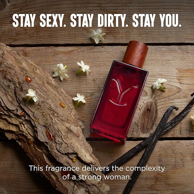 Tru Western Yellowstone Tornado Women’s Eau de Parfum, Wind Bloom Jasmine, Blue Cyclamen, Amberwood, Burnt Sugar Crystals & Vanilla Cedar, 1.7 fl oz (50 ml)