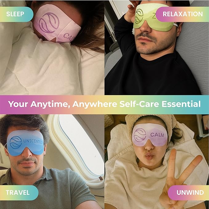 Body Restore Heated Eye Mask for Dry Eyes 30 Pack - Boo Basket Stuffers for Women, Self Heating Warm Compress, Christmas Stocking Stuffers, Birthday Gifts, White Elephant, Relaxation - Variety