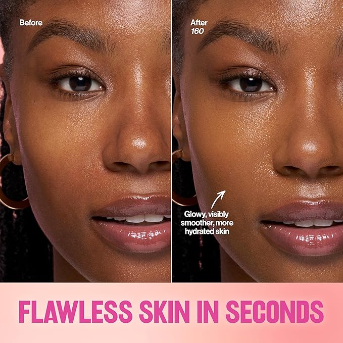 Revlon Glimmer Tinted Moisturizer Stick for Face, Lightweight Foundation, Hydrating Skincare-Infused Makeup, 160 160, 0.31 oz