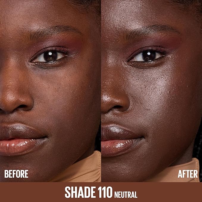 Maybelline Lifter Serum Concealer, Radiant Concealer with Full Coverage, Includes 2% Peptides + Caffeine to Hydrates & Brightens Under Eyes, 110, 1 Count