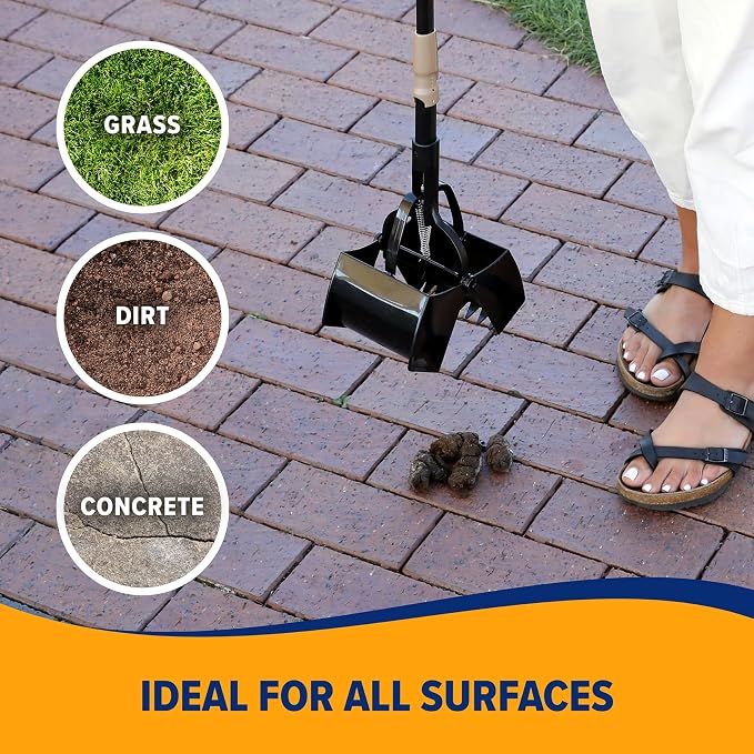 Arm and Hammer Claw Pooper Scooper for Dog Waste, Easy Yard Cleanup Tool | Pooper Scooper System Built for Convenient Pet Waste Cleanup