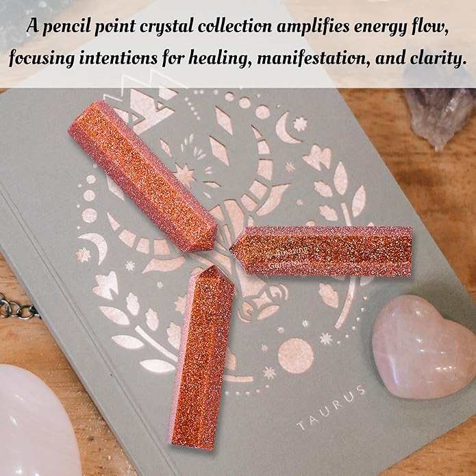 Amazing Gemstone Crystal Points Bulk Healing Crystals & Stones - Premium Single Terminated Healing Wand Point Bulk Crystals for Crafts, Crystal Grid, DIY Work