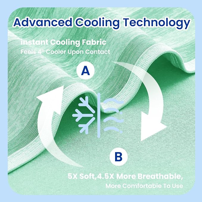 Cooling Blanket for Hot Sleepers Cold Summer Blanket Throw 50"x70" | Cold Summer Bed Blanket Keeps Cool for Night Sweats, Soft Lightweight Breathable Sofa Blankets for Kid Adults