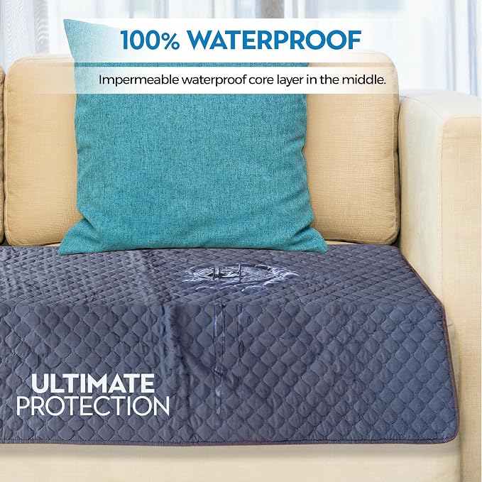 Outdoor Dog Blanket, Dog Blanket for Car, Waterproof Pet Blanket, Dog Bed Blankets, Car Dog Seat Cover, Furniture Protectors, Waterproof Picnic Blanket, Incontinent Bed Protector, 7 Layered