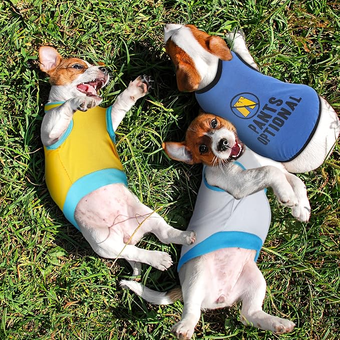 8 Pieces Dog Shirts Pet Printed Clothes with Funny Letters Summer Pet T Shirts Cool Puppy Breathable Dog Outfit Soft Sweatshirt Cats(Vivid Pattern,Small)