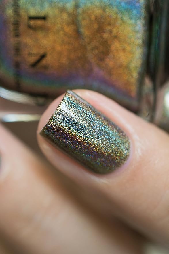 ILNP Treehouse - Rich Army Green Ultra Holographic Nail Polish