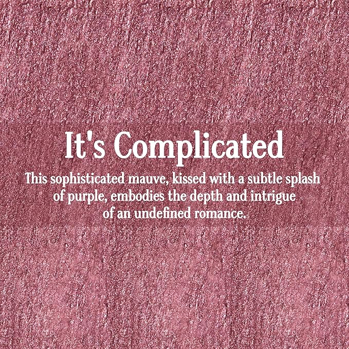 Gerard Cosmetics Metal Matte Liquid Lipstick It's Complicated, Mauve Purple Lipstick with Metallic Matte Finish, Super Pigmented Shimmer Matte Lipstick, Cruelty Free & Made in the USA