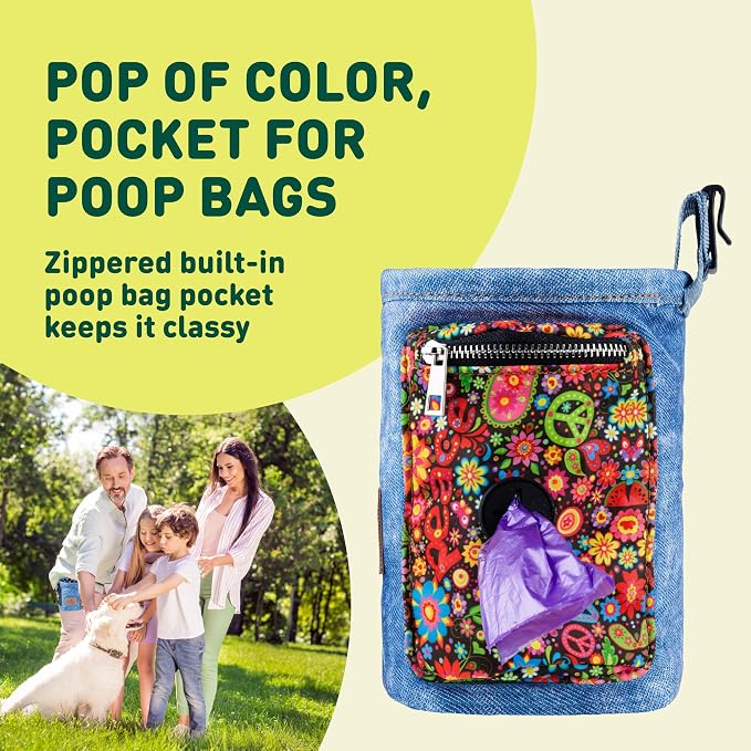 INSPECTOR TAIL Dog Treat Pouch for Training, Drawstring Bag, Hands Free | 2 Cup Tote, 4 Ways to Wear, No Bounce, Pull-Out Liner, Pockets for Snacks, Poop Bags & Keys, Pet Walking & Rewarding Holder