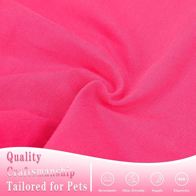 Stylish Cotton Dog Shirt with Print, Soft & Breathable, All-Season Comfort, Fits Most Breeds - Perfect Pet Apparel for Small, Medium, Large Dogs.Rosered&3XL