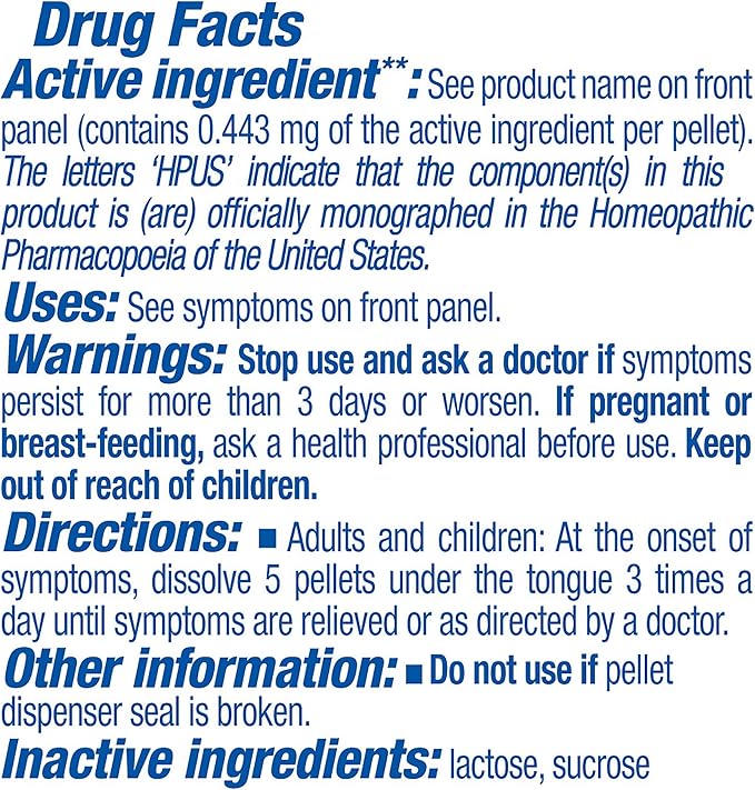 Boiron Arnica Montana 200Ck Homeopathic Medicine for Muscle Pain and Stiffness - Pack of 3 (240 Pellets)