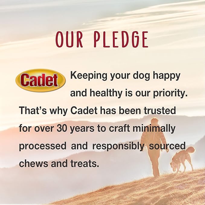 Cadet Gourmet Sweet Potato & Chicken Wrapped Biscuits Dog Treats, 14 oz | Real sweet potato & chicken, dog treats wraps, crunchy healthy dog treats, great for training, for small & large breeds