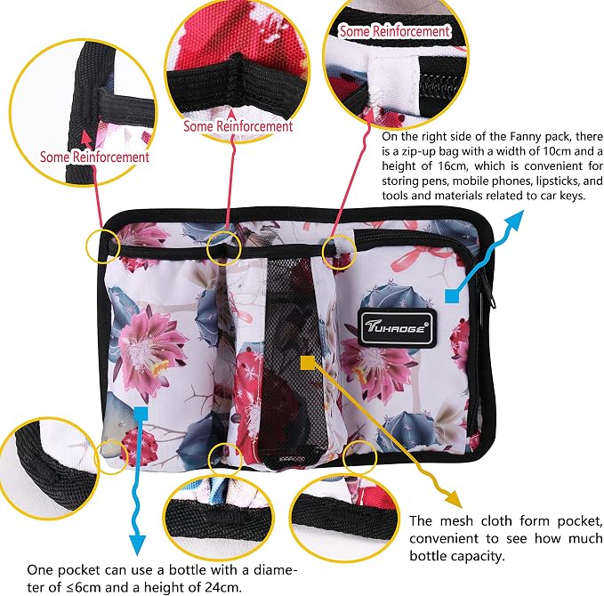 Massage Bottle Bag Massage Oil Holster Lotion Holster Massage Therapist Massage Oil Holster Massage Lotion … (Hua, 3 Bottle)