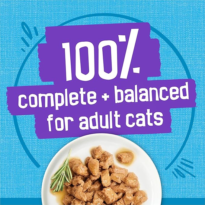 Purina Friskies Meaty Bits with Ocean Fish in Sauce Multi Cat Wet Cat Food - 13.5 Ounces (Pack of 12)