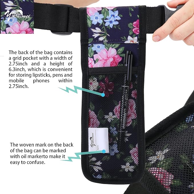 Massage Bottle Bag Massage Oil Bag Massage Therapist Holster Massage Lotion Holster Massage Oil Holster (YR-1KD-MuDan