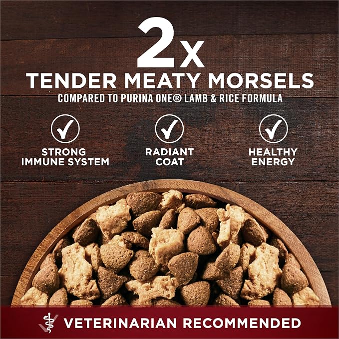 Purina ONE True Instinct High Protein Dog Food, Chicken & Duck, 27.5 lb Bag | Dry dog food, with 32% protein for strong muscles, natural with added vitamins, minerals and nutrients