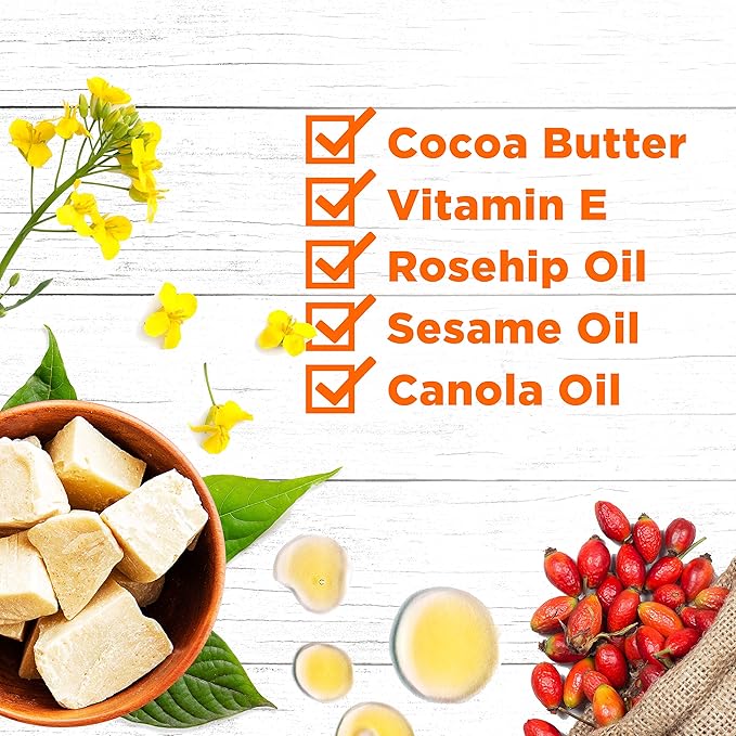 Palmer's Cocoa Butter Formula Skin Therapy Moisturizing Body Oil with Vitamin E & Pure Argan Oil, Deep Body Moisturizer for Dry, Damaged Skin, Scars or Stretch Marks, 5.1 Fl Oz (Pack of 3)