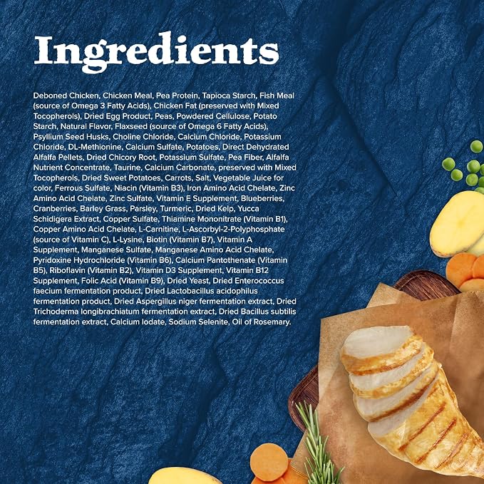 Blue Buffalo Wilderness Chicken Indoor Hairball Control Dry Cat Food, 5 lb | Real Chicken #1 Ingredient, High Protein & Grain-Free Recipe, Promotes Healthy Digestion