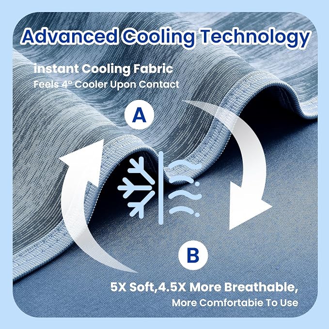 Cooling Blanket 50"x70" Summer Cooling Blanket for Hot Sleepers | Cold Summer Bed Blanket Keeps Cool for Night Sweats, Soft Lightweight Breathable Sofa Blankets for Kid Adults