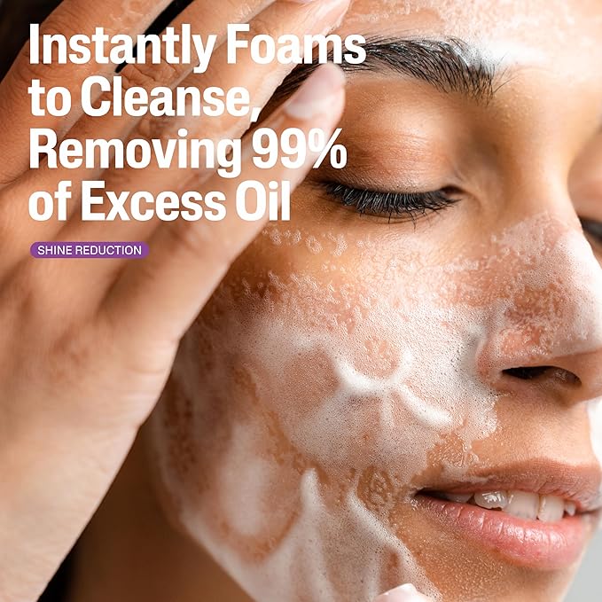 Cetaphil Pro Oil Removing Foam Wash, Foaming Facial Cleanser, Fragrance Free Formula Suitable for Sensitive Skin, 8 Fluid Ounce (Pack of 3)