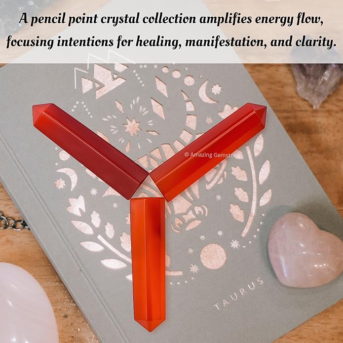 Amazing Gemstone Crystal Points Bulk Healing Crystals & Stones - Premium Single Terminated Healing Wand Point Bulk Crystals for Crafts, Crystal Grid, DIY Work