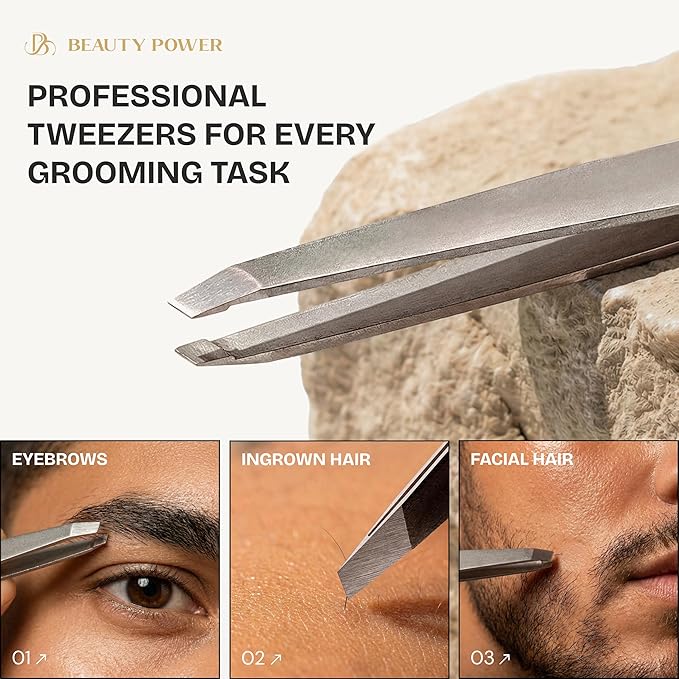 Beauty Power 9 in 1 Professional Manicure Pedicure Set - Stainless Steel Nail Clippers, Nano File, Cuticle Nipper, Scissors, Tweezers, Travel PU Leather Case for Men & Women - Gift Ready New (Pink)