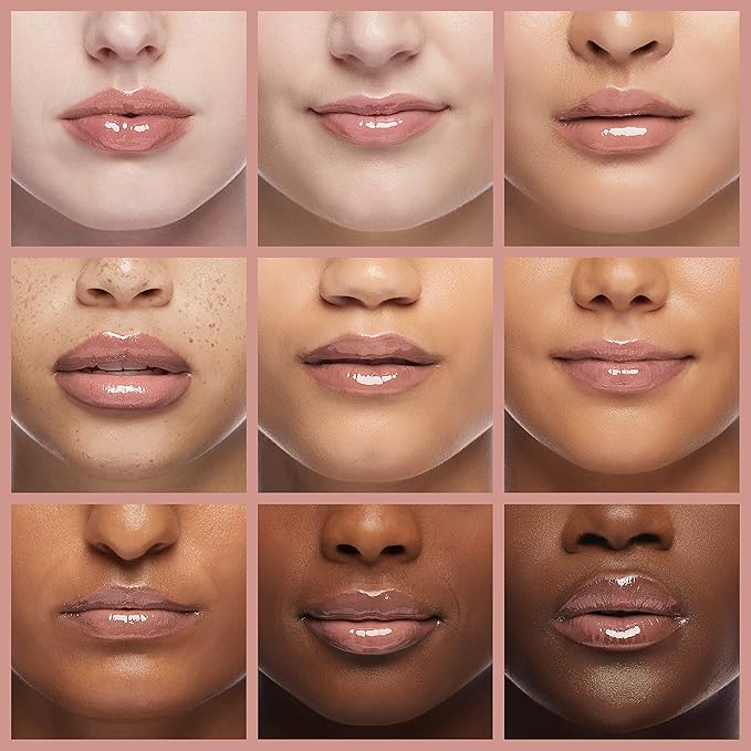 Neutrogena Hydro Boost Moisturizing Lip Gloss, Hydrating Non-Stick and Non-Drying Luminous Tinted Lip Shine with Hyaluronic Acid to Soften and Condition Lips, 20 Berry Brown, 0.10 oz